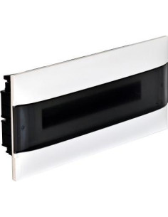 Legrand Табло за скрит монтаж в гипсокартон 18 мод. Practibox S с прозрачна врата и Н и РЕ клеми - 137176 - Цена | LEDs4economy