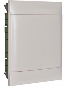 Legrand Табло за скрит монтаж в гипсокартон 2x12 мод. Practibox S с бяла плътна врата и Н и РЕ клеми - 135162 - Цена | LEDs4econ