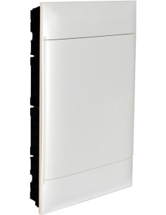 Legrand Табло за скрит монтаж 3х18 мод. Practibox S с бяла плътна врата и Н и РЕ клеми - 137148 - Цена | LEDs4economy