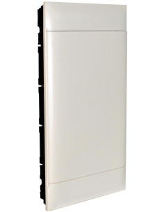 Legrand Табло за скрит монтаж 4х12 мод. Practibox S с бяла плътна врата и Н и РЕ клеми - 135144 - Цена | LEDs4economy