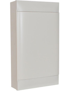 Legrand Табло за открит монтаж 3х12 мод. Practibox S с бяла плътна врата и Н и РЕ клеми - 135203 - Цена | LEDs4economy