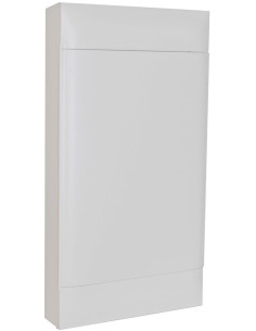 Legrand Табло за открит монтаж 4х12 мод. Practibox S с бяла плътна врата и Н и РЕ клеми - 135204 - Цена | LEDs4economy