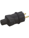 Legrand Щепсел черен 2P+Т 16A ІР44 250V гумиран - 050196 - Цена | LEDs4economy