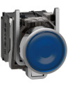SE Бутон сглобен син 1NO-1NC светещ 24Vac/dc Ø22mm XB4 - XB4BW36B5 - Цена | LEDs4economy