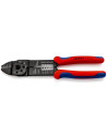 Knipex Клещи за кримпване на кабелни накрайници 0.5-6мм2 изолирани, синьо-червена ръкохватка 230мм, - K9721215 - Цена | LEDs4eco