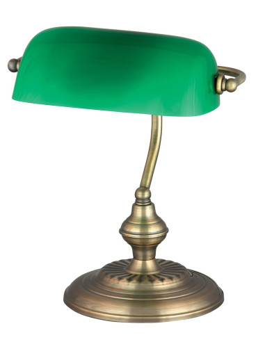 4038 Банка, лампа за бюро, бронз, 1х60W