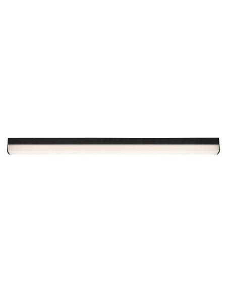 Band2, indoor cabinet light, black aluminium lamp with white plastic shade, 20W, with shade: 1400lm, without shade: 1670lm, 4