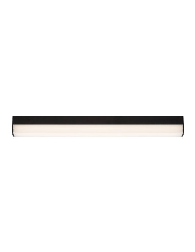 Band2, indoor cabinet light, black aluminium lamp with white plastic shade, 14W, with shade: 1050lm, without shade: 1280lm, 4