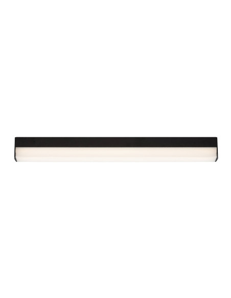 Band2, indoor cabinet light, black aluminium lamp with white plastic shade, 14W, with shade: 1050lm, without shade: 1280lm, 4