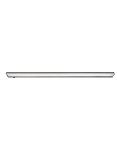 Easylight2, indoor cabinet light, silver aluminium lamp with white plastic shade, 15W, with shade: 1150lm, without shade: 134