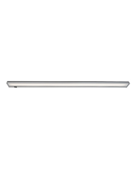 Easylight2, indoor cabinet light, silver aluminium lamp with white plastic shade, 15W, with shade: 1150lm, without shade: 134
