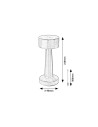 Rabalux Senan Настолни лампи IP20 LED 2,7W 3000-6500 74208 - 7