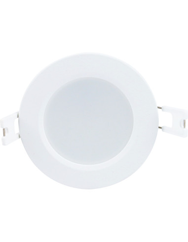 RABALUX Shaun2, indoor round white plastic recessed lamp, 3W, 