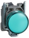 SE Сигнална лампа LED сглобена зелена 24Vac/dc Ø22mm XB4 - XB4BVB3 - Цена | LEDs4economy