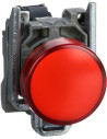 SE Сигнална лампа LED сглобена червена 24Vac/dc Ø22mm XB4 - XB4BVB4 - Цена | LEDs4economy