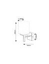Rabalux Zenkai Аплик IP44 E14 1X MAX 10W K 71061 - 6