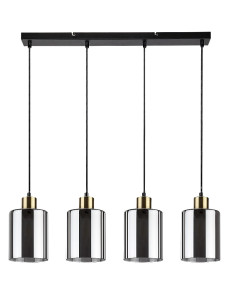 Rabalux Perez Висящи осветителни тела IP20 E27 4x MAX 40W K 72247 - Цена | LEDs4economy 2