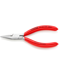 Knipex Клещи с тънък връх за електроника, червена ръкохватка 125мм, - K3723125 - Цена | LEDs4economy
