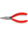 Knipex Клещи плоски за електроника, червена ръкохватка 125мм, - K3711125 - Цена | LEDs4economy