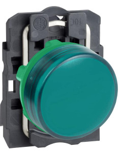 SE Сигнална лампа LED сглобена зелена 24Vac/dc Ø22mm XB5 - XB5AVB3 - Цена | LEDs4economy