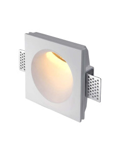 V-TAC GU10 Гипсова Отливка Квадрат Бяла - 6773 - Цена | LEDs4economy