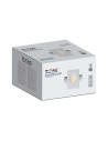 V-TAC GU10 Гипсова Отливка Кръг Бяла - 6770 - 5