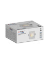 V-TAC GU10 Корпус Гипсов Отливка Кръг - 6771 - 4