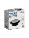 V-TAC GU10 Корпус Кръг Черен - 6699 - 5
