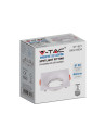V-TAC GU10 Корпус Квадрат Бял - 6634 - 4