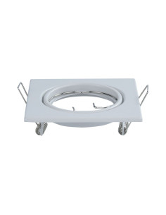 V-TAC GU10 Фитинг Квадрат Бял 2бр./опаковка - 8941 - Цена | LEDs4economy