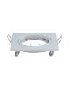 V-TAC GU10 Фитинг Квадрат Бял 2бр./опаковка - 8941