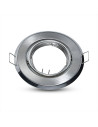 V-TAC GU10 Фитинг Кръг Сатен Никел 2 бр/кутия - 8939