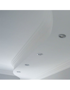 V-TAC GU10 Фитинг Кръг Сатен Никел 2 бр/кутия - 8939 - Цена | LEDs4economy 2