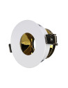 V-TAC GU10 Отливка Кръг Бяло+Златно - 3158 - 2