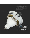 V-TAC GU10 Отливка Кръг Бяло+Златно - 3154 - 9