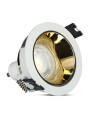 V-TAC GU10 Отливка Кръг Бяло+Златно - 3154 - 3