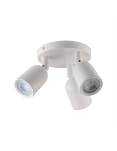 V-TAC 3 x GU10 Стенна Лампа Бяло Тяло - 7982 - Цена | LEDs4economy