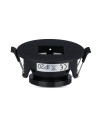 V-TAC GU10 Корпус Луна Квадрат Черно + Черно - 8598 - 5