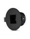 V-TAC GU10 Корпус Луна Квадрат Черно + Черно - 8598 - 2