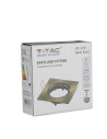 V-TAC GU10 Корпус Луна Квадрат Регулируема Злато - 8581 - 12