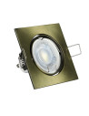 V-TAC GU10 Корпус Луна Квадрат Регулируема Злато - 8581 - 4