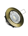 V-TAC GU10 Корпус Луна Кръг Регулируема Злато - 8579 - 4