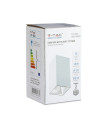 V-TAC GU10 Корпус Квадрат Бяло + Бяло - 8583 - 5