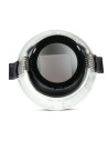 V-TAC GU10 Корпус Луна Квадрат Бяло + Черно - 8597 - 7
