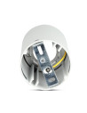 V-TAC GU10 Корпус Кръг Бяло + Розово Злато - 8592 - 6