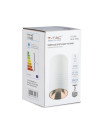 V-TAC GU10 Корпус Кръг Бяло + Розово Злато - 8592 - 11