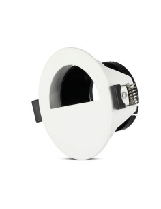 V-TAC GU10 Корпус Луна Полукръг Бяло + Черно - 8599 - Цена | LEDs4economy 2