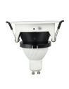 V-TAC GU10 Корпус Луна Полукръг Бяло + Черно - 8599 - 8