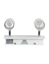 V-TAC 2 x GU10 Корпус Луна Релсов Монтаж Бял - 3618 - 3