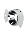 V-TAC Gu10 Корпус Кръг Бяла Рамка + Рефлектор Хром - 8879 - 9